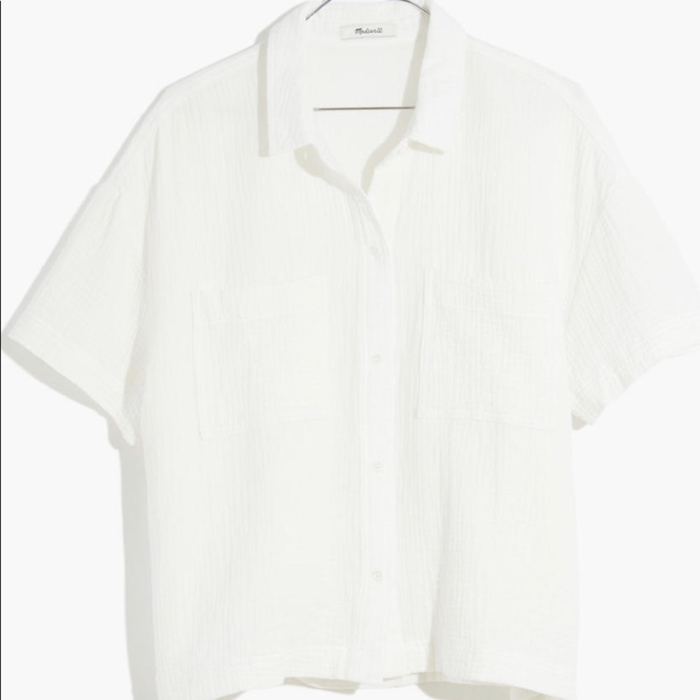 Madewell Lightspun Beachside Shirt L